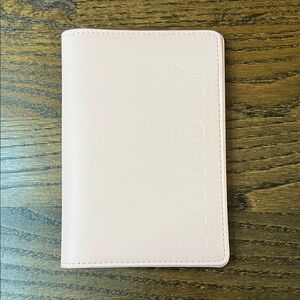 Light pink passport holder